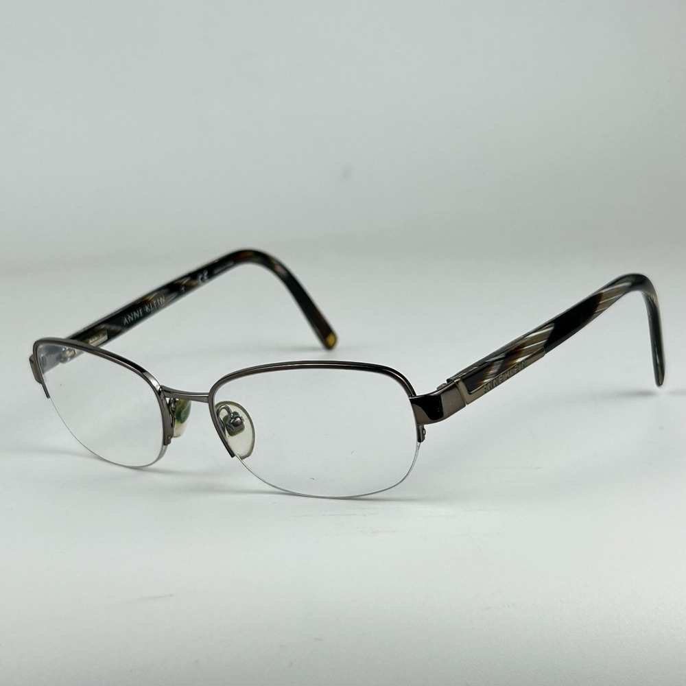 Anne Klein AK 9120 557 Women's Eyeglasses Frame Black Half‎ Rim 49-17-135 mm